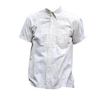 Cream & Olive Vintage Print Shirt