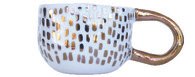 Porcelain Mug with gold lustre - Kaz Morton Ceramics