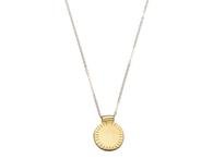 Shabana Jacobson - Sun Disk Necklace in Gold