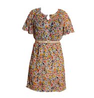 Vintage Floral Garden Print Dress