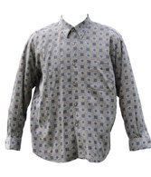 Vintage Brown Paisley Print Shirt