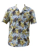 Vintage Colourful Hawaiian Leopard Print Shirt