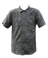 Vintage Green Paisley Print Shirt