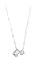 Shabana Jacobson Geometric Necklace Silver