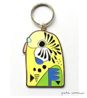 Budgerigar Key Ring